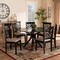 Baxton Studio Norah Sand Upholstered and Dark Brown Finished Wood 7-Piece Dining Set 172-10525-10894 - alternate 2